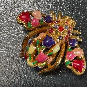 VINTAGE JOAN RIVERS TULIP BEE PIN